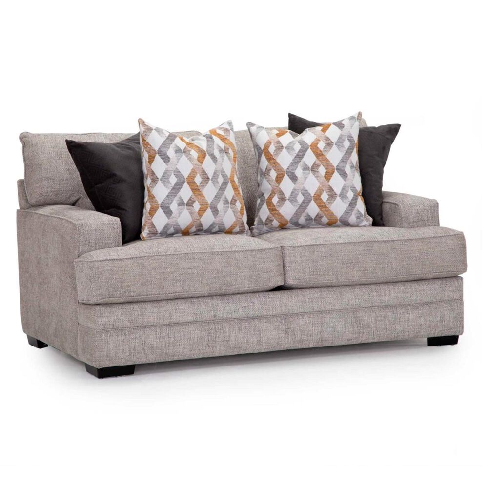 Moore Furniture Protege Stationary Loveseat in Dove, , large
