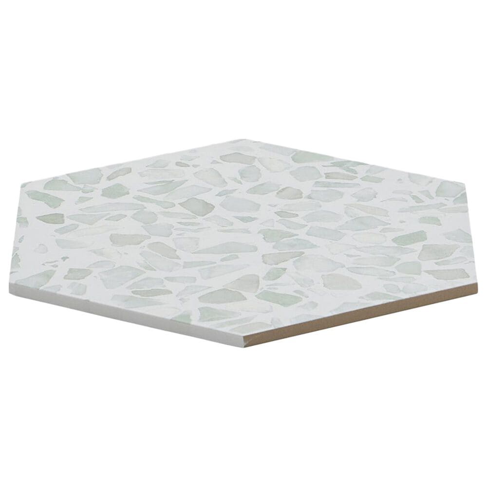 Soho Studio Riazza Hexagon Green 9&quot; x 10&quot; Porcelain Tile, , large