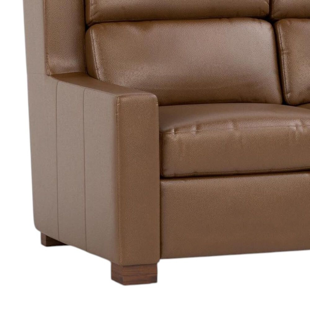 Stickley Furniture Woodlands Power Reclining Leather Sofa in Salvano Bark, , large