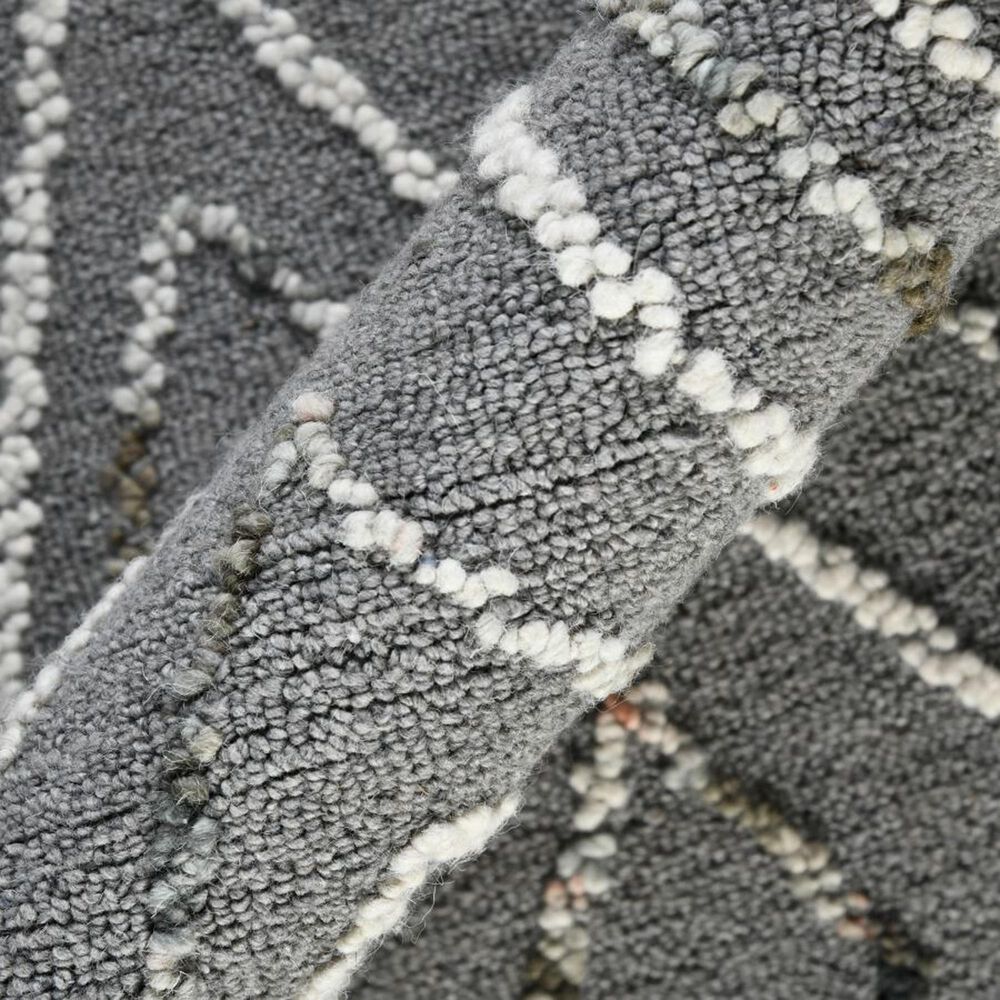 Amer Rugs Berlin BER-8  8&#39; x 10&#39; Dark Gray Area Rug, , large