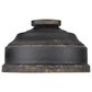 Golden Lighting Keating Flush Mount in Antique Black Iron, , large