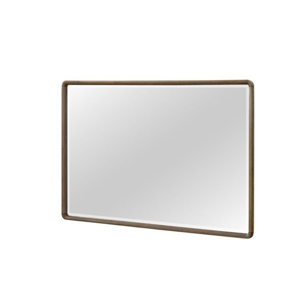 Sterling Timber Elure Rectangular Wood Dresser Mirror in Latte, , large
