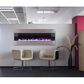 Timberlake Northwest 54" Fire Ice Wall Mount Electric Fireplace in Stainless Steel, , large