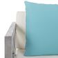 Safavieh Nunzio 4-Piece Outdoor Chat Set in Grey Wash, White, and Light Blue, , large