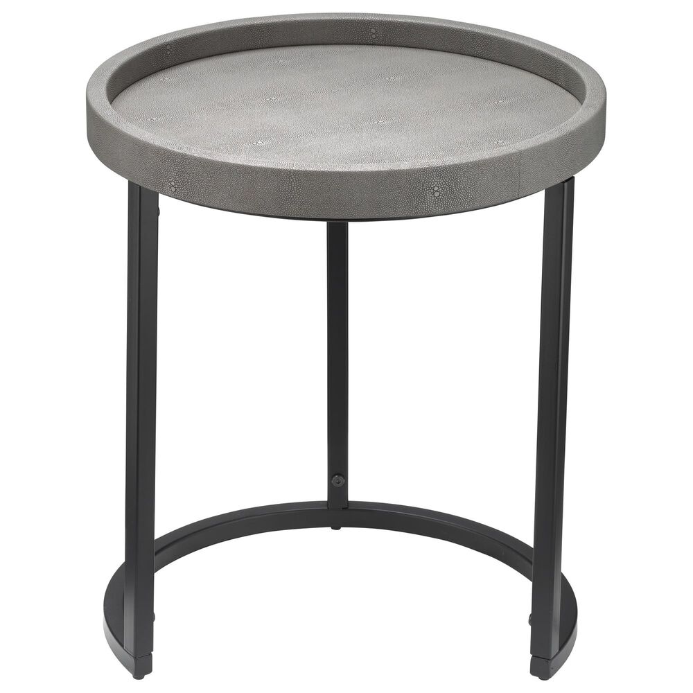 Splendor Living Maddox Nesting Table in Grey and Black &#40;Set of 3&#41;, , large