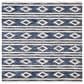 Safavieh Micro-Loop MLP153N 5" Square Navy and Ivory Area Rug, , large