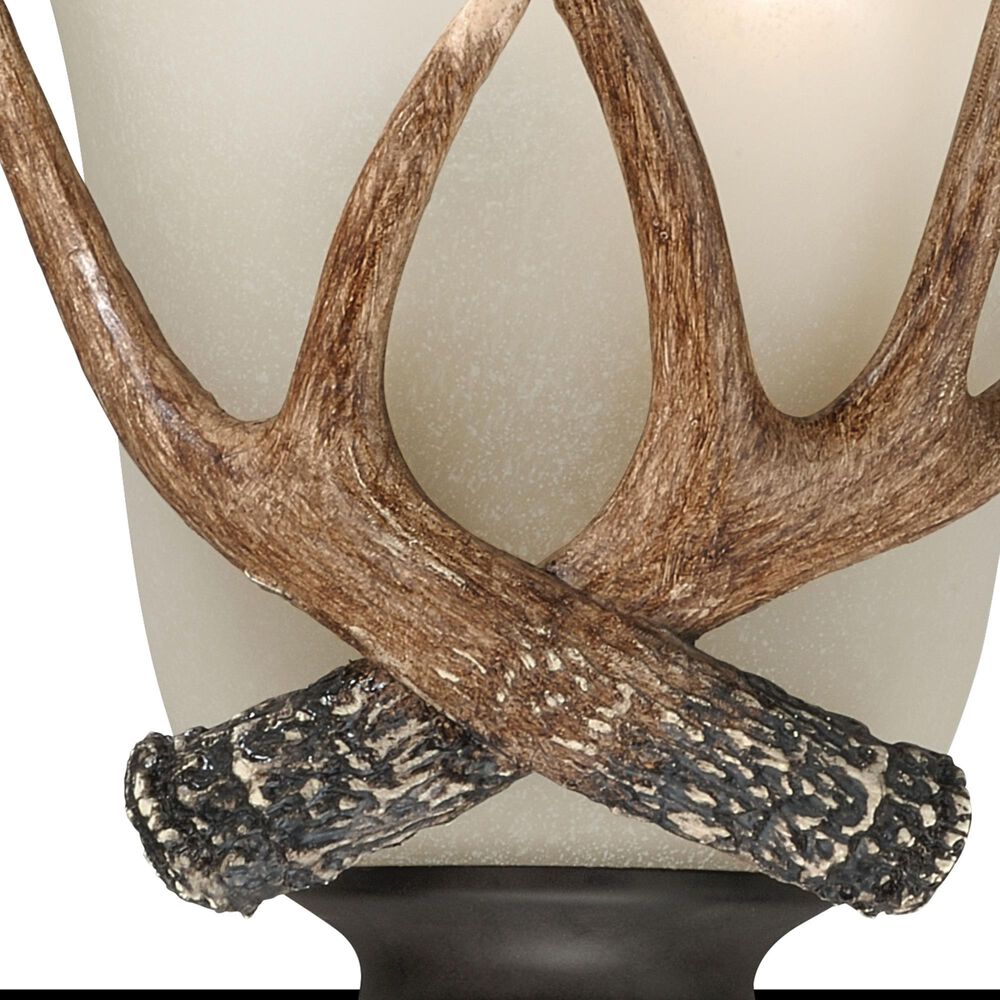 Vaxcel Yoho 10" 1-Light Wall Sconce in Black Walnut, , large