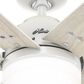 Hunter Pacer 44" Ceiling Fan with LED Lights in Fresh White, , large