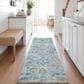 Dalyn Rug Company Silk Road Denim, Sky, Gray, Gold, Ivory and Fern 2"3" x 7"6" Runner, , large