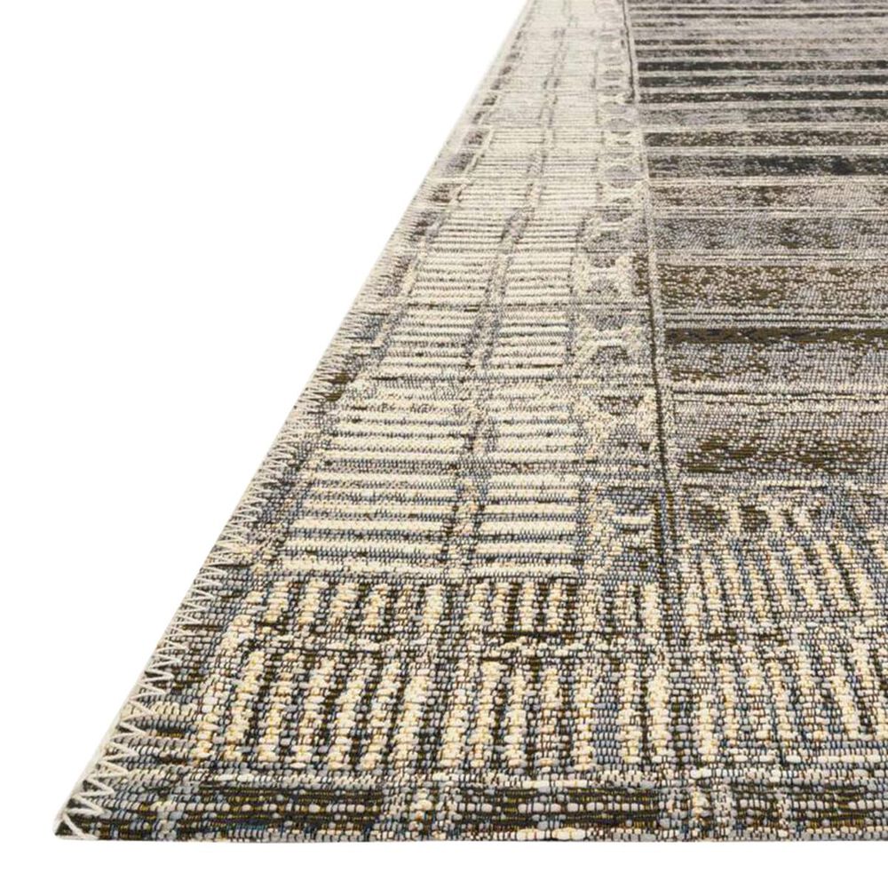 Loloi Mika 3&#39;11&quot; x 5&#39;11&quot; Charcoal and Ivory Area Performance Rug, , large