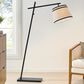 Lite Source Gaines Floor Lamp in Black, , large