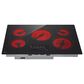 LG 2-Piece Kitchen Package with Stainless Steel 6.4 Cu Ft. Combination Wall Oven and Black 30" Smart Electric Cooktop, , large