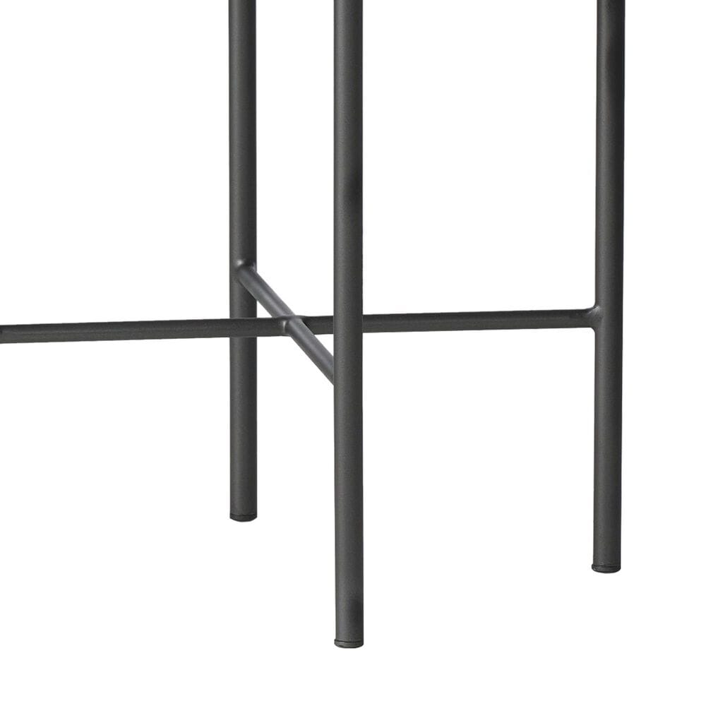 Four Hands Nocona Counter Stool in Gunmetal and Natural Hide in Black, , large