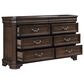 New Heritage Design Lynhurst 6-Drawer Dresser in Walnut Brown, , large