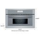 Thermador 30" Masterpiece Speed Oven with Cook Smart in Stainless Steel, , large