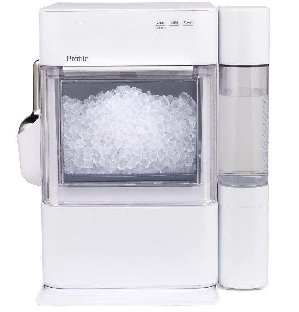 GE Profile Opal 2.0 Ultra Nugget Ice Maker with Side Tank and Scale Inhibiting Filter in Stone White, , large
