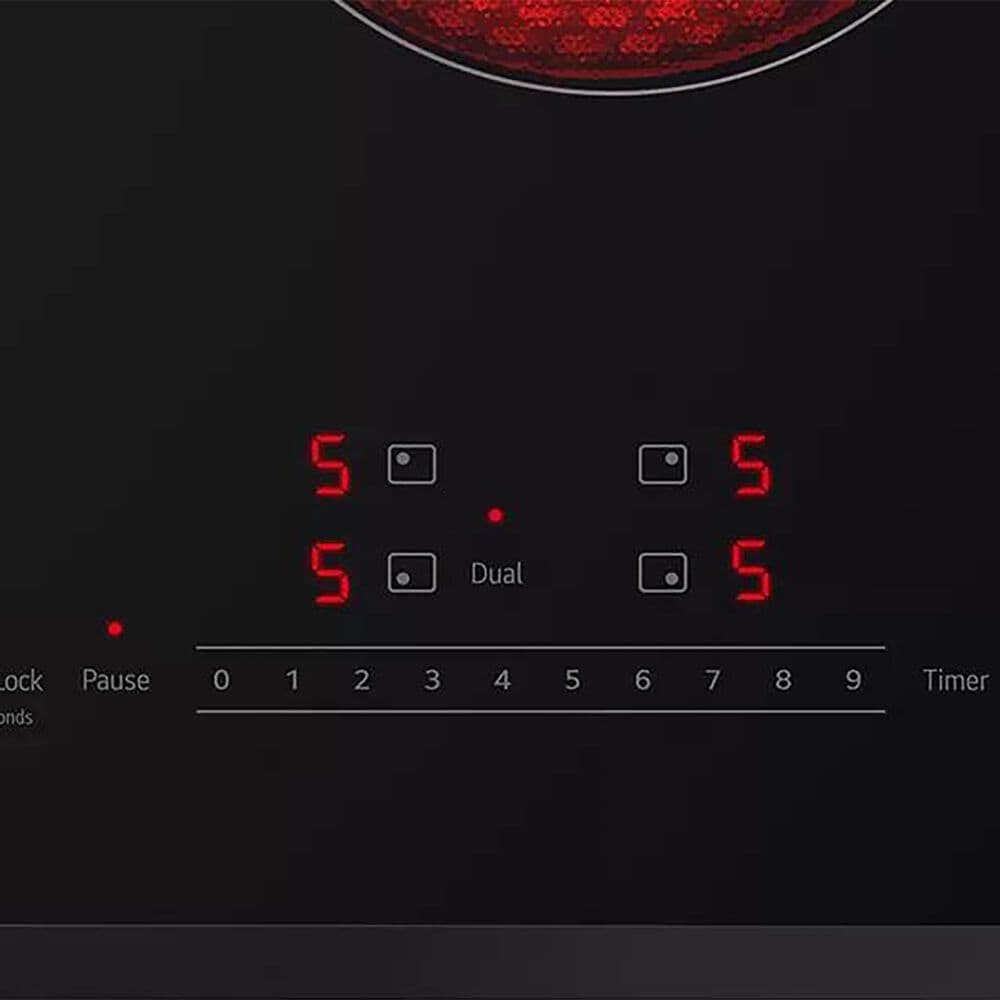 LG 24" Compact Electric Cooktop in Black and Grey, , large