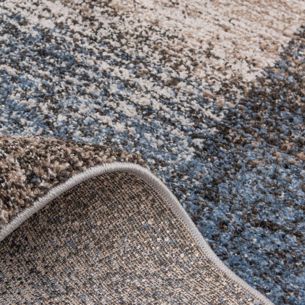 Central Oriental Structures Torrent Georgia Rain 5&#39; x 7&#39;6&quot; Multicolor and Dusk Area Rug, , large