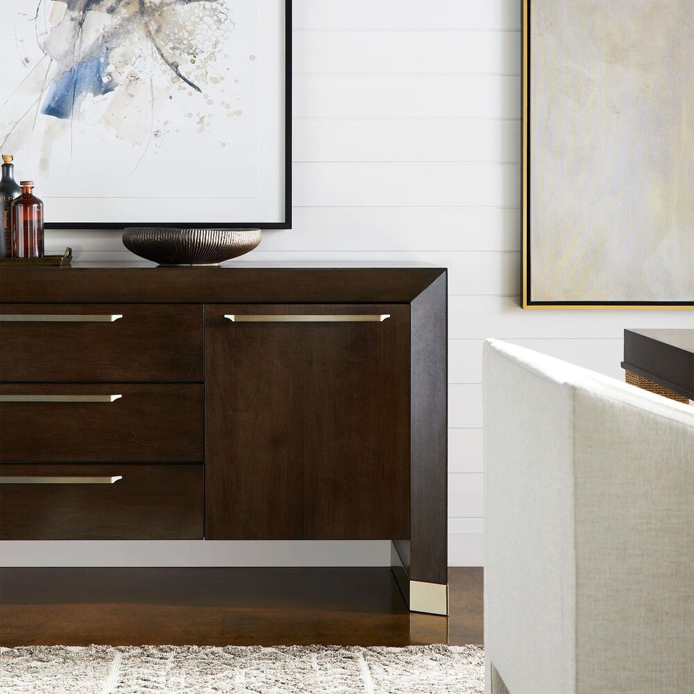 Vanguard Furniture Dune Buffet in Cavallo and White Bronze, , large