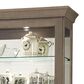 Howard Miller Tyler V Curio Cabinet in Aged Grey, , large