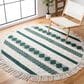 Safavieh Natura 6" Round Ivory and Green Area Rug, , large