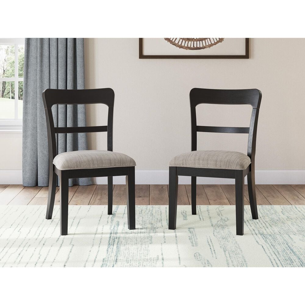 Ashley Greddinton Dining Side Chair in Black, , large