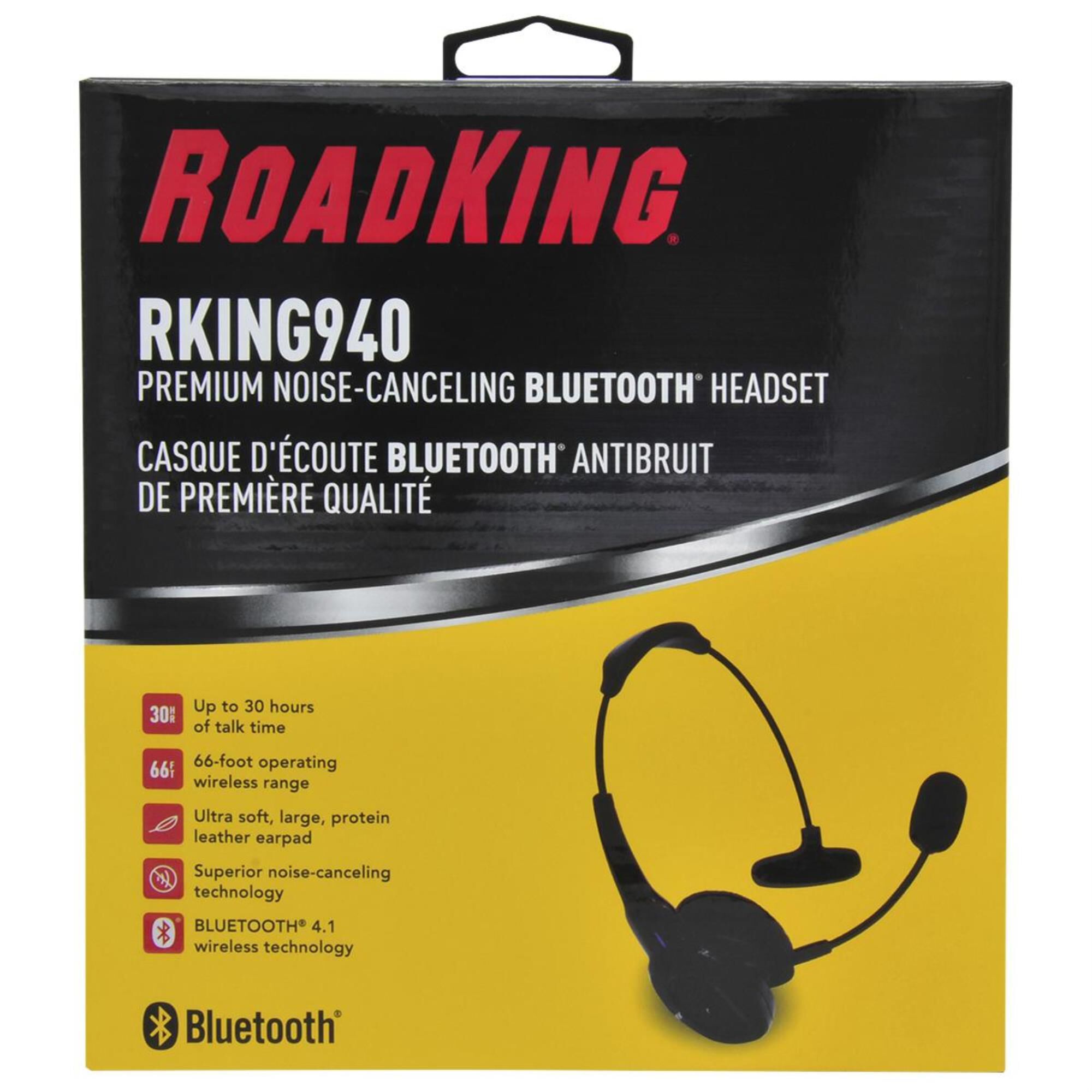 RoadKing RKING940 Premium Noise Canceling Bluetooth Headset NFM
