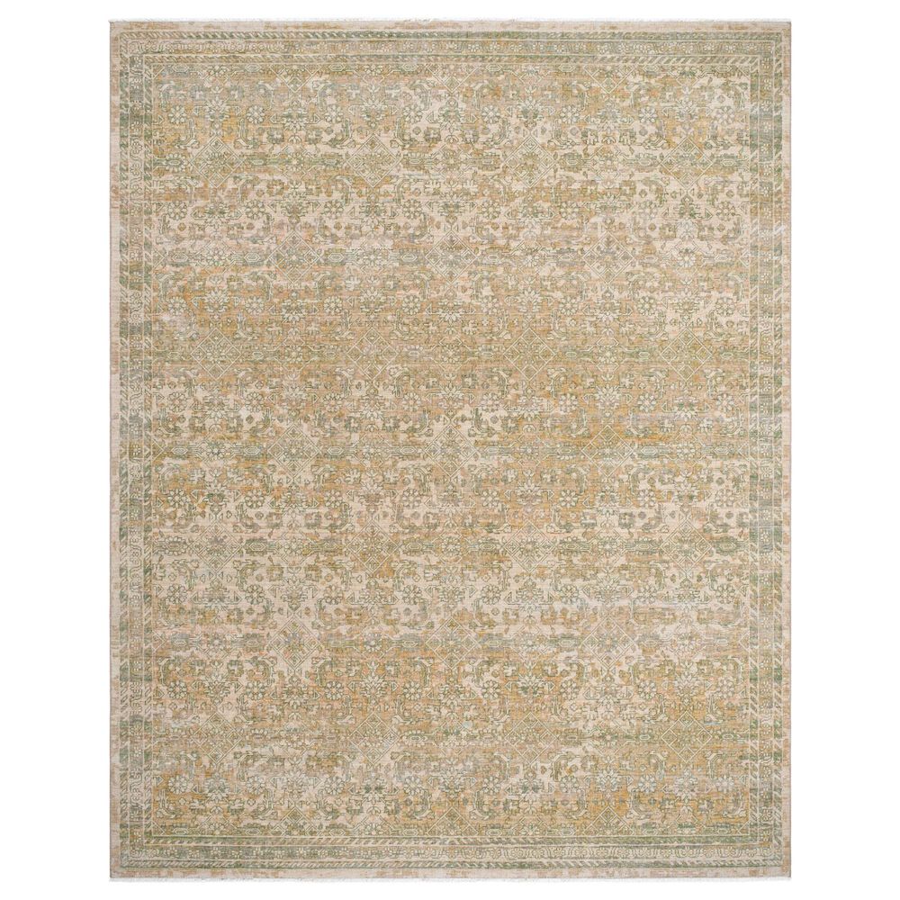 Surya Once Upon a Time Light Beige, Tan, Olive, Taupe, Dusty Coral and Sage 6'5" x 8'10" Area Rug, , large