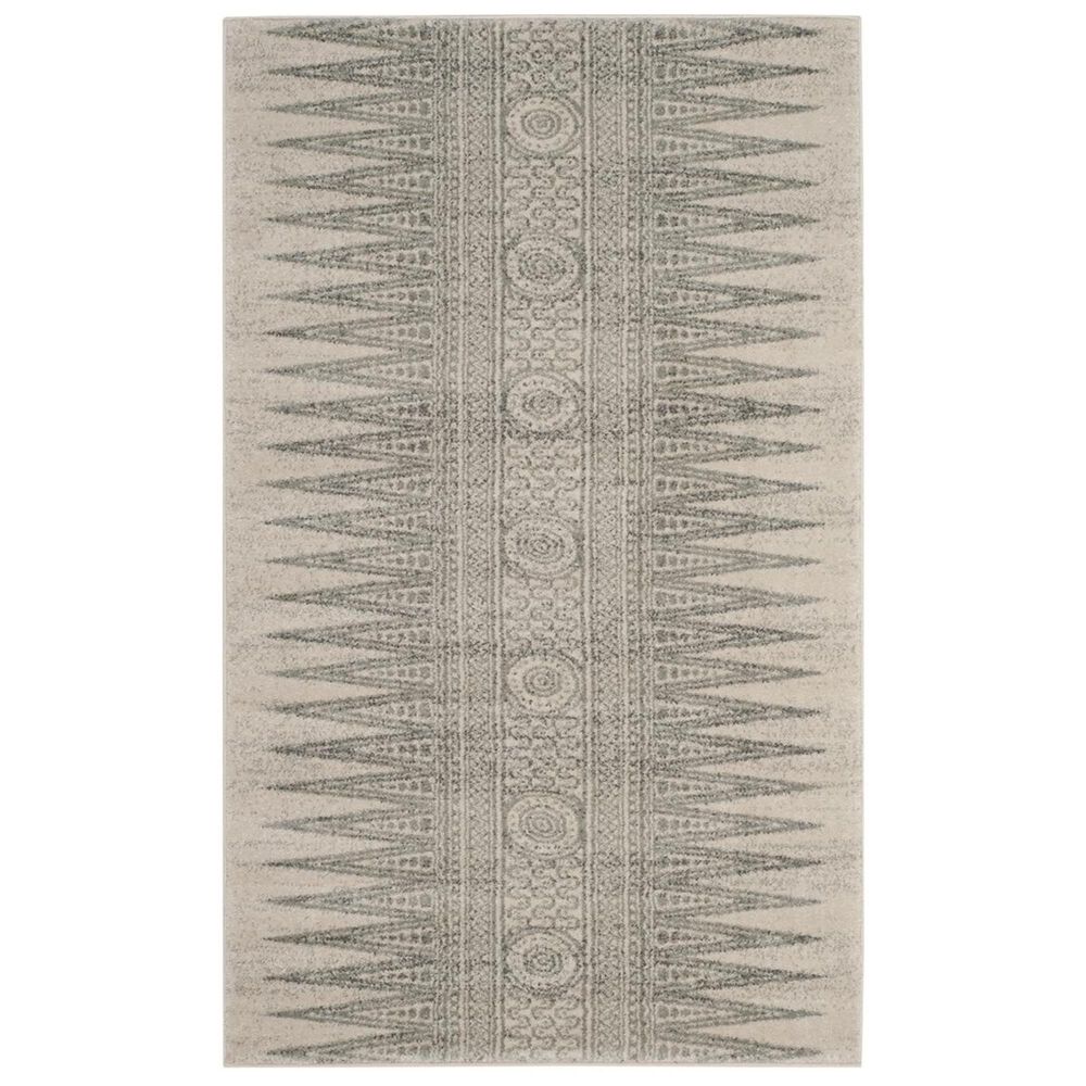 Safavieh Evoke EVK226Z 2"2" x 4" Ivory and Silver Scatter Rug, , large
