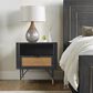 Blue River Saratoga 1-Drawer Nightstand in Black and Natural, , large