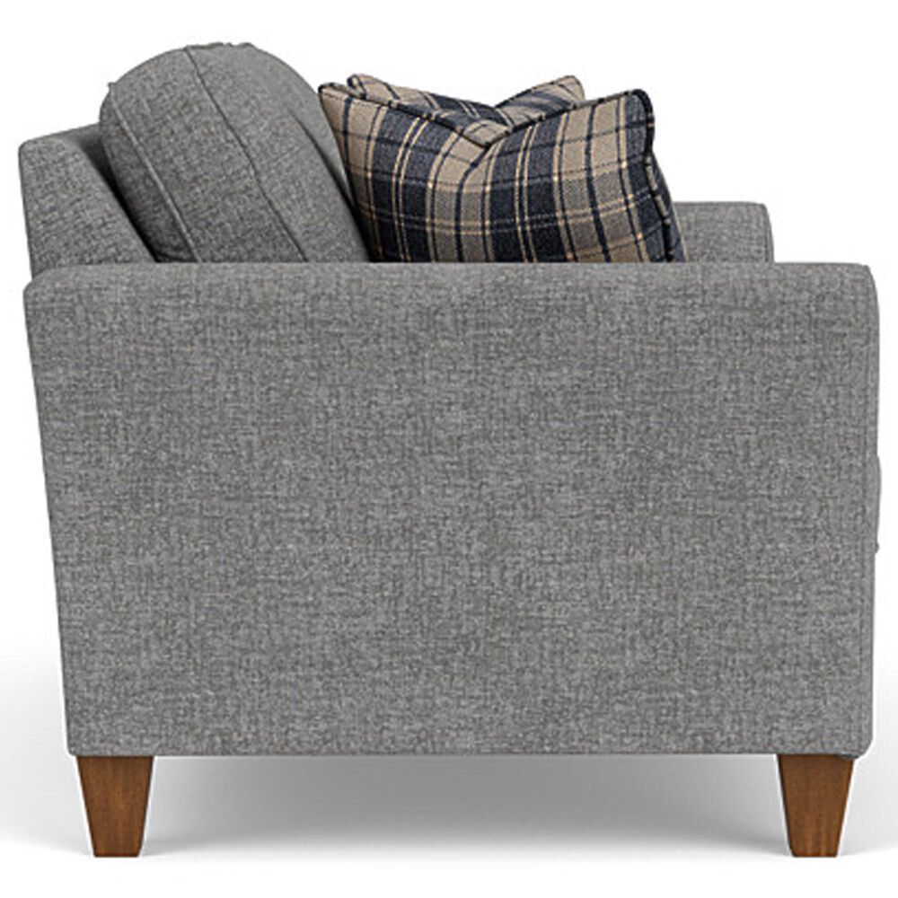 Flexsteel South Haven Stationary Loveseat in Gray Charcoal, , large