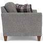 Flexsteel South Haven Stationary Loveseat in Gray Charcoal, , large