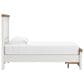 Ashley Savonport Twin Storage Bed with Nightstand in White and Brown, , large