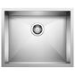 Blanco Precision 22" Single Bowl Kitchen Sink in Satin Polished, , large