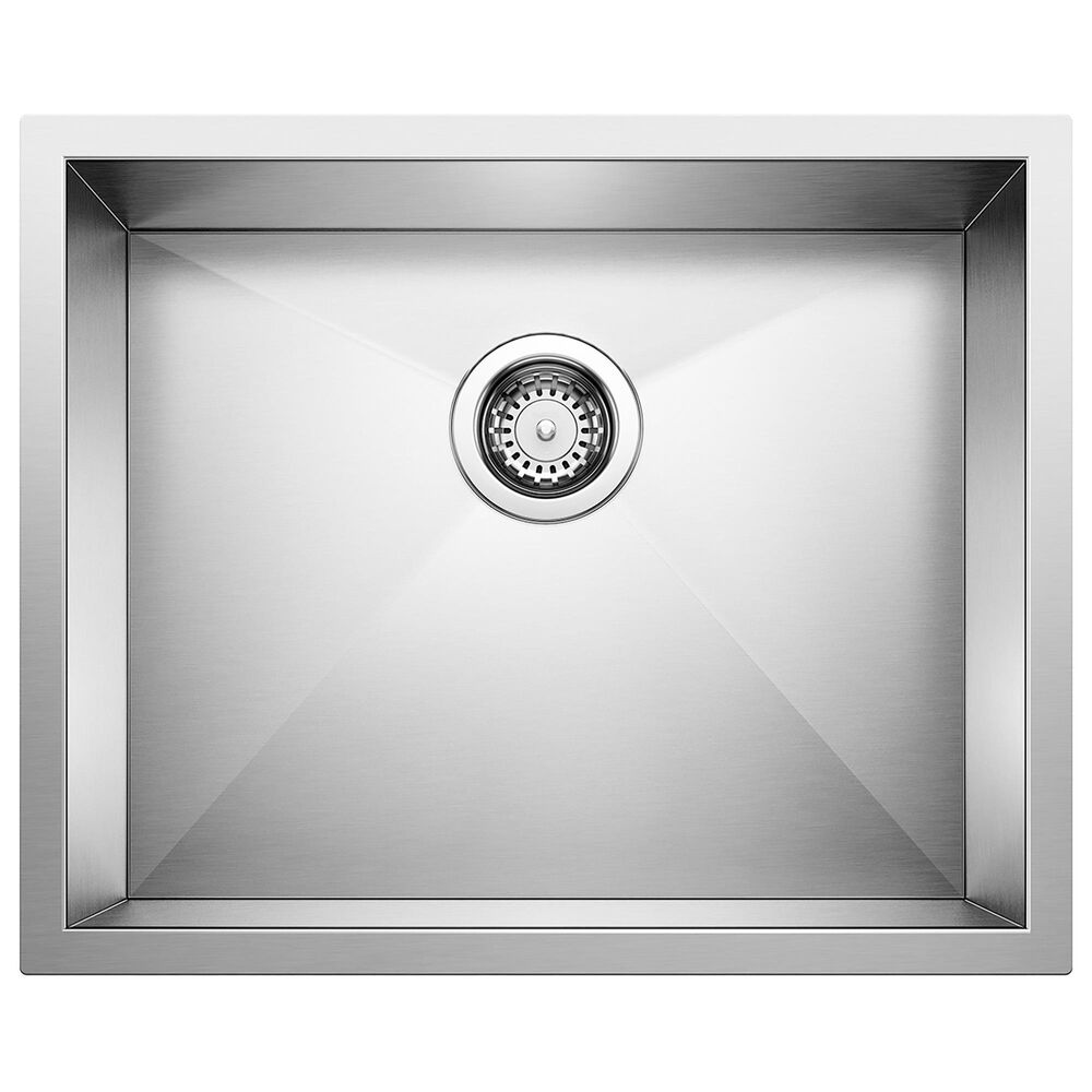 Blanco Precision 22" Single Bowl Kitchen Sink in Satin Polished, , large