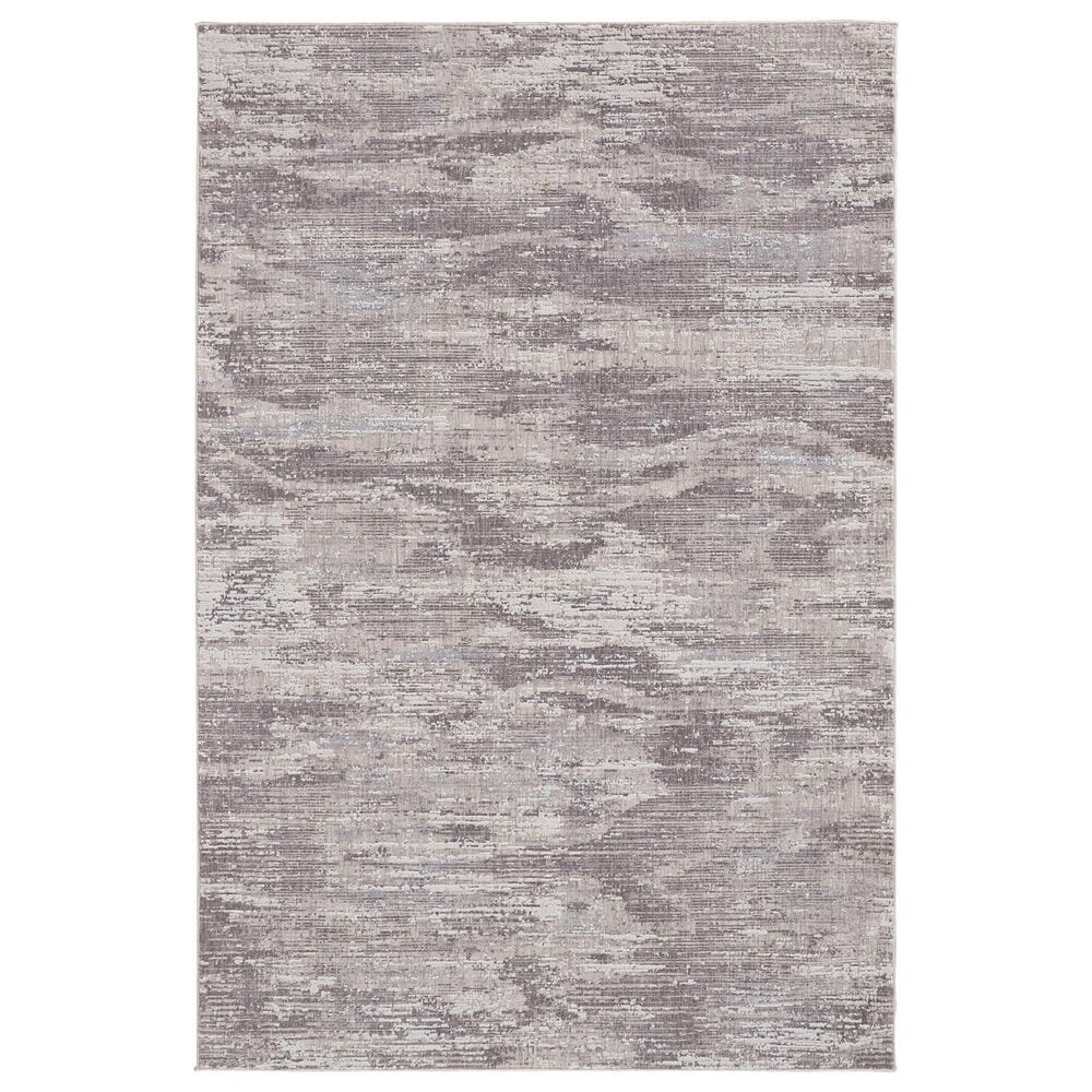 Feizy Lennon 4" x 6" Gray Area Rug, , large