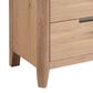 Universal Furniture Modern Walker 30" 2-Drawer Nightstand in Organic Natural Oak, , large