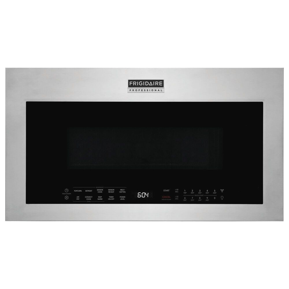 Frigidaire Professional 2-Piece Kitchen Package with 6.2 Cu. Ft. Gas Range and 1.9 Cu. Ft. Over-The-Range Microwave in Stainless Steel, , large
