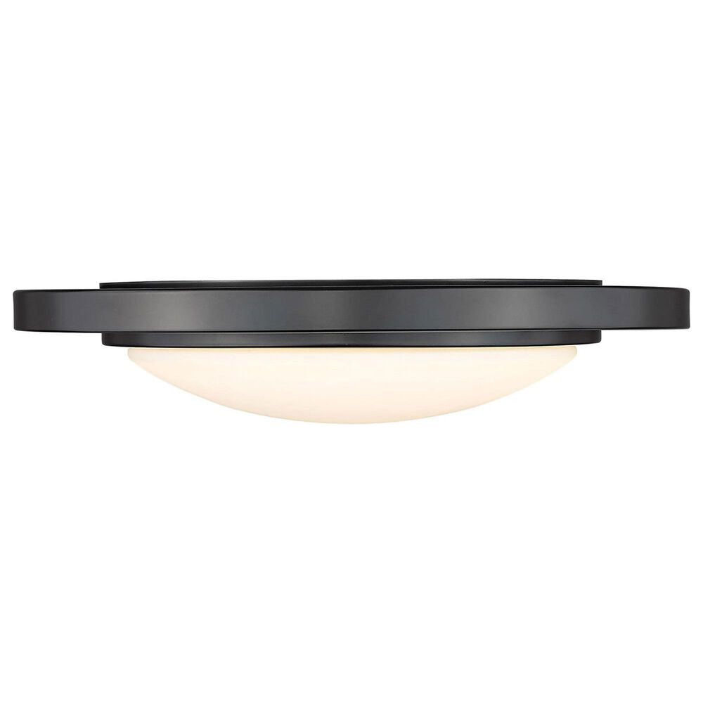 Golden Lighting 13.5&quot; Astra Flush Mount in Matte Black, , large