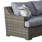 Summit Home Nantucker Bay 5-Piece Patio Conversation Set in Double Duck Washed Denim, , large
