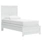 Ashley Bostwick Shoals 5-Piece Twin Panel Bedroom Set in White, , large