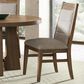 Hawthorne Furniture Landmark Upholstered Side Chair w/Webbed Seat in Weathered Oak, , large