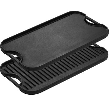 Lodge Cast Iron 20" x 10" Pro-Grid Iron Reversible Griddle, , large