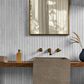 Soho Studio Leno Ribbon Ice Light Gray 24" x 48" Matte Porcelain Tile, , large