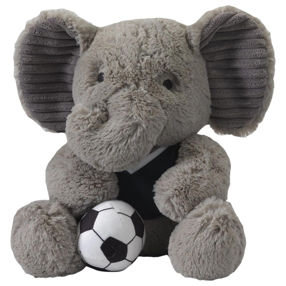 Lambs and Ivy 10" Plush Elephant Stuffed Animal Blazer in Grey, , large