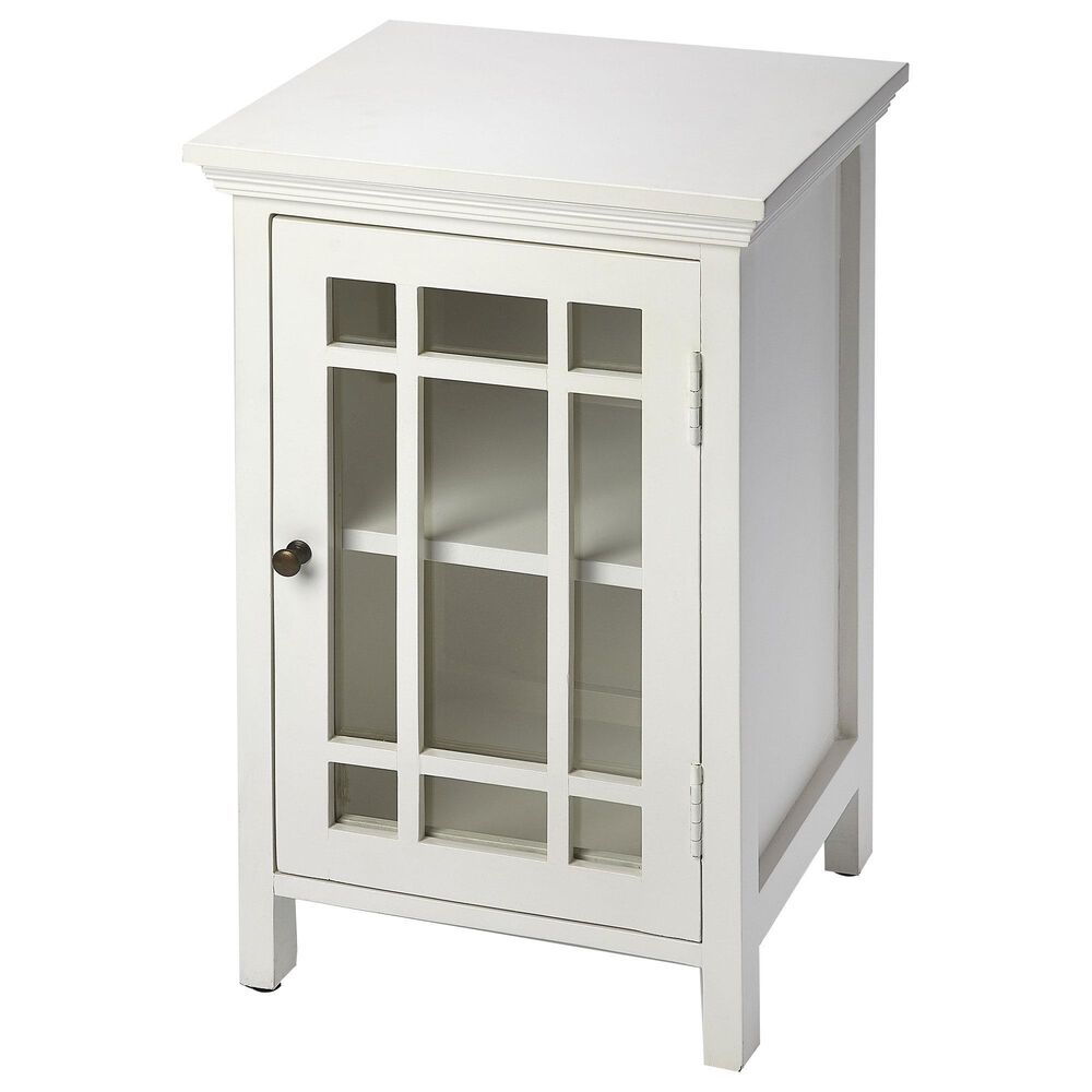 Butler Baxter Chairside Chest in White, , large