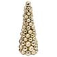 The Gerson Company 18" Ornament Cone Tree in Gold, , large