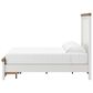 Ashley Savonport King Storage Bed with Dresser Chest and 2 Nightstands in White and Brown, , large
