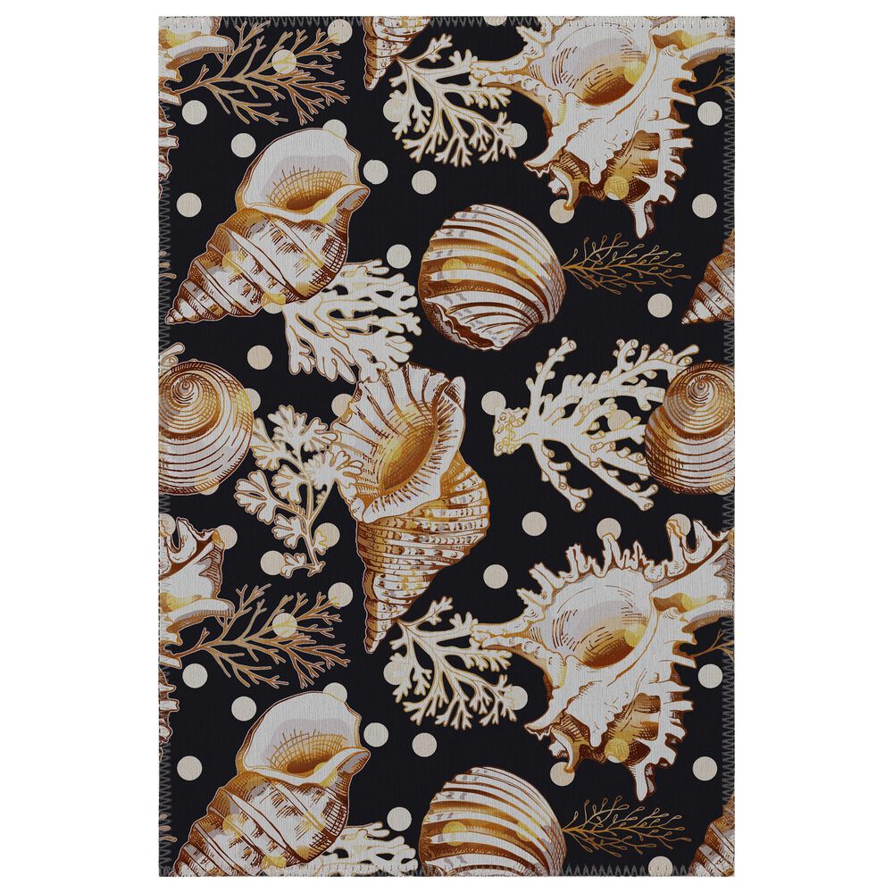 Dalyn Rug Company Seabreeze SZ6 2"6" x 3"10" Black Area Rug, , large