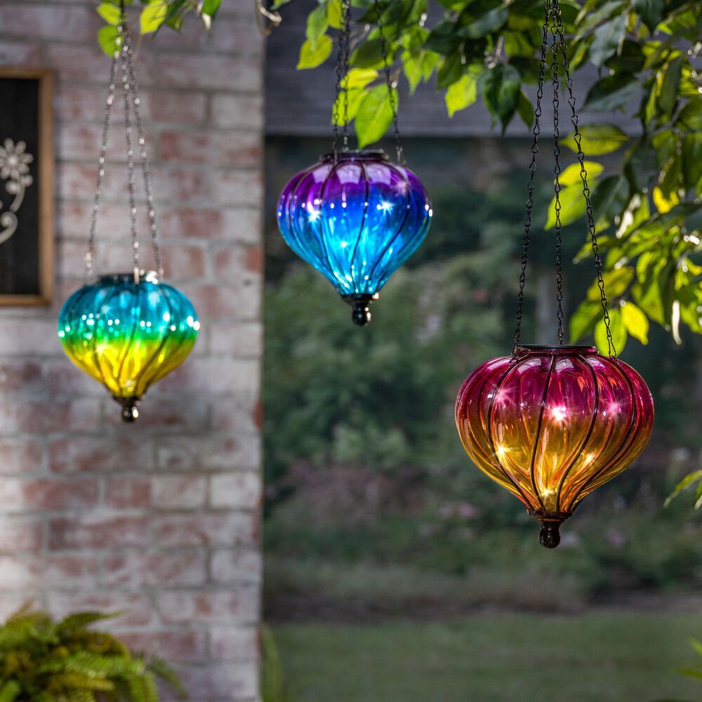 The Gerson Company 5.9&quot; Assorted Luminaries in Multicolor &#40;Set of 3&#41;, , large